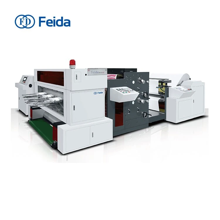 Roll Die Punching Machine Priontáil Inlíne Flexo
